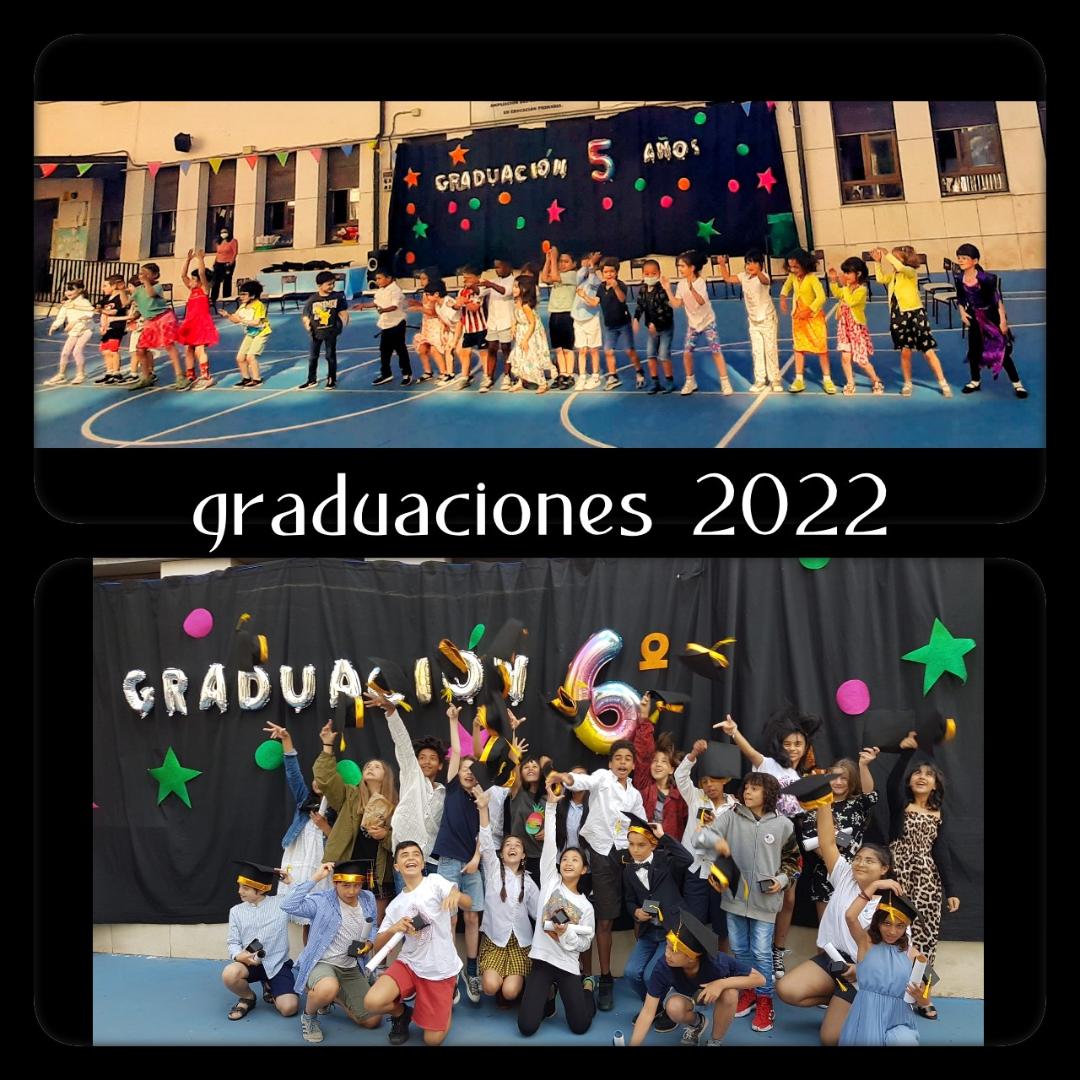 Graduaciones de 3º de infantil y 6º de primaria 2022