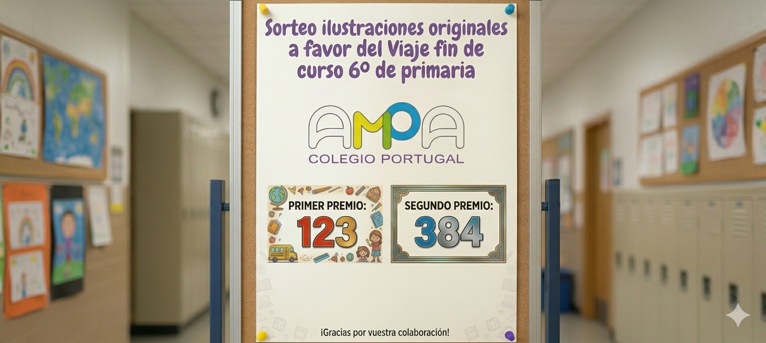 Sorteo a favor del viaje de fin de curso de 6º Primaria